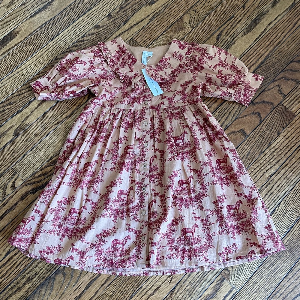 Janie and Jack size 7 Horse dress